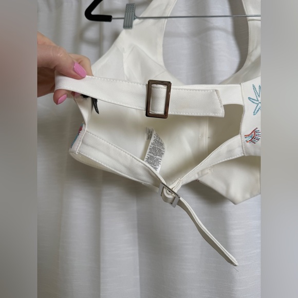 Nasty Gal Rhinestone Western Vest & Shorts Festival Stagecoach Outfit | Size 2 - Picture 10 of 17